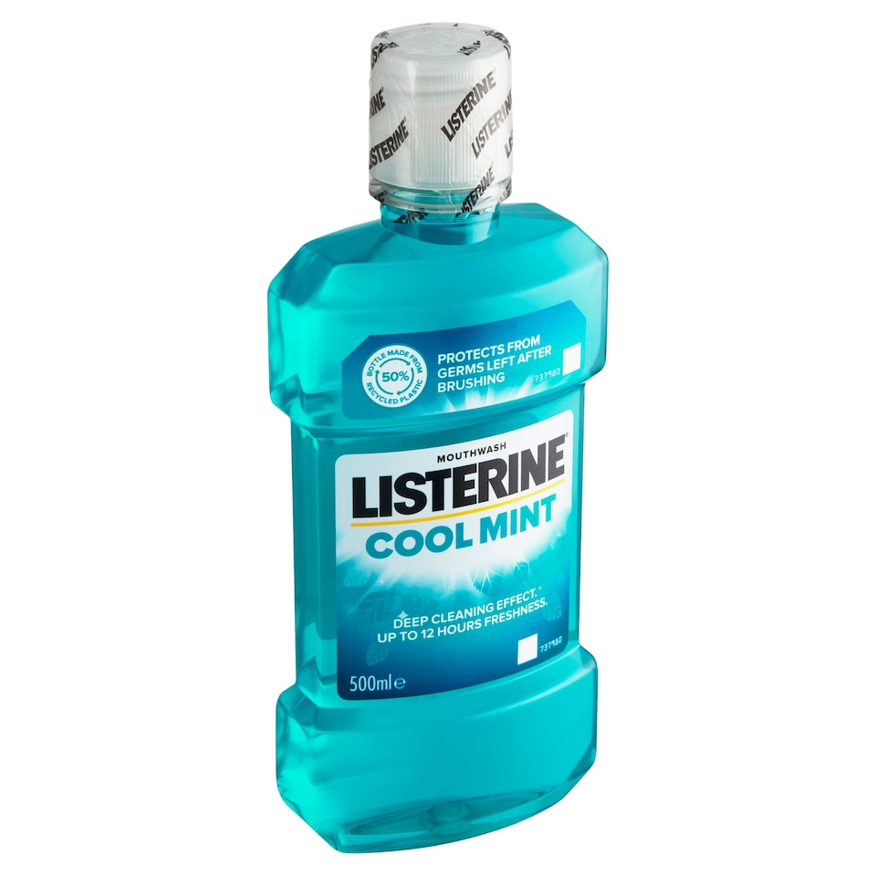 image 1 of Listerine Cool Mint Mouthwash 500ml