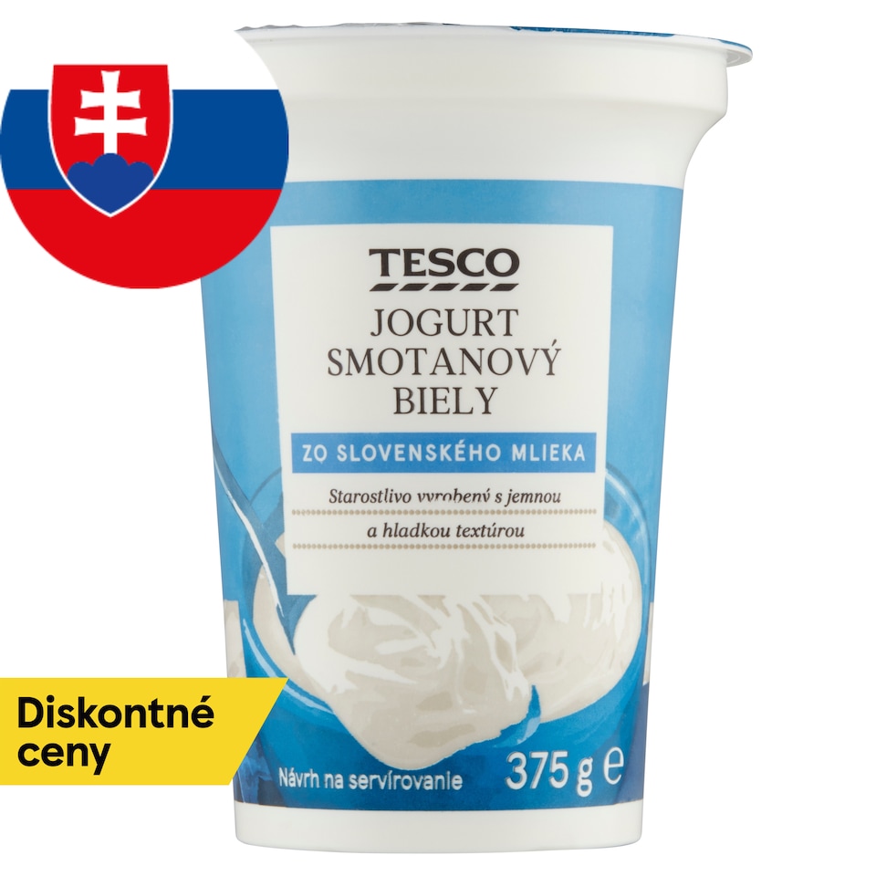 Tesco White Creamy Yoghurt 375 g