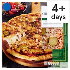 Tesco Cheese Burger Pizza 345G