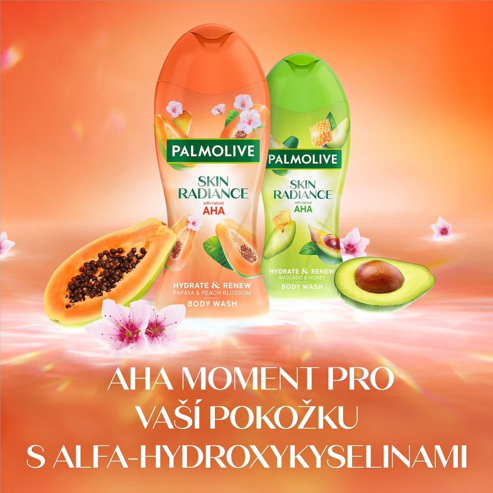 image 1 of Palmolive Skin Radiance Papaya & Peach Blossom Scent sprchový gel 500 ml