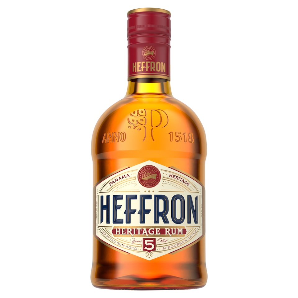 Heffron 5YO Rum 38% 0.5L