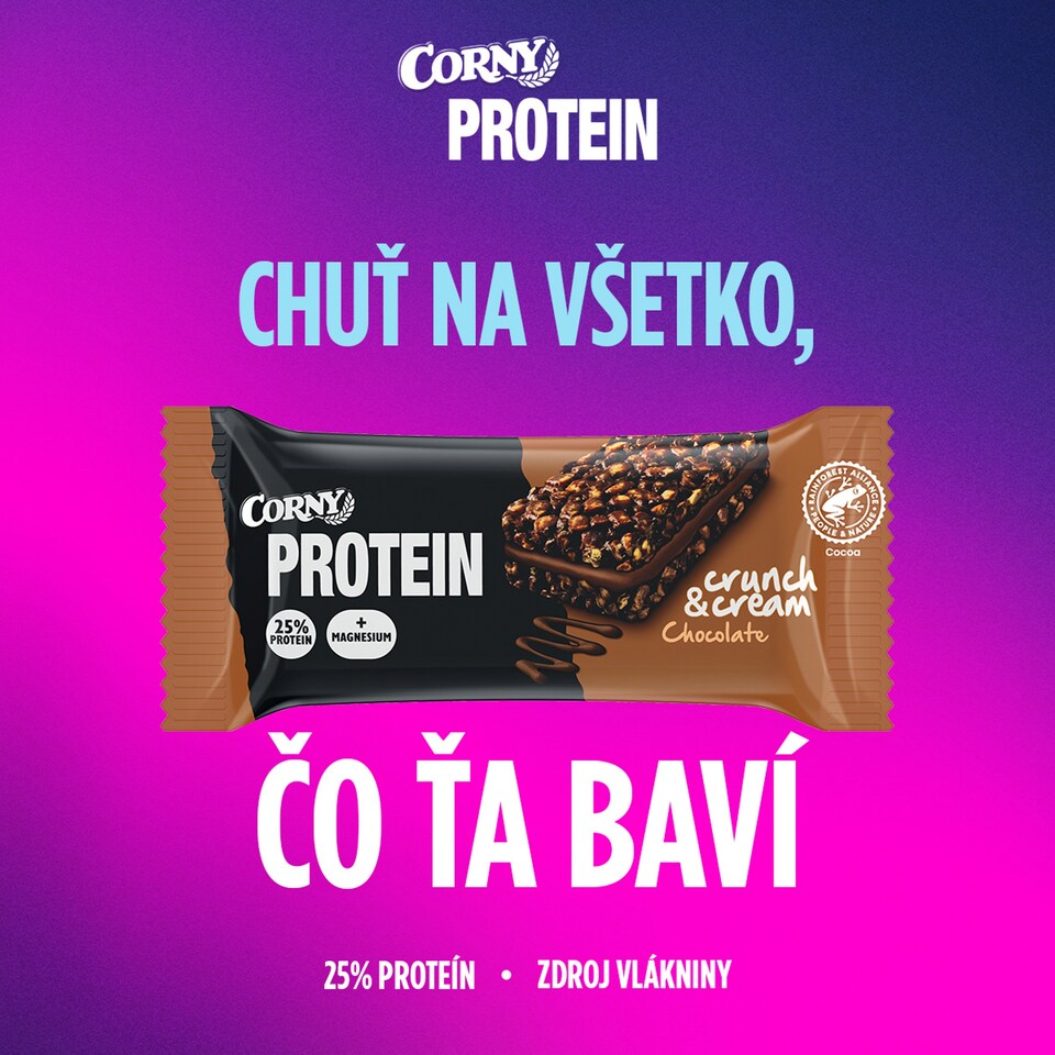 obrázok 1 z CORNY Crunch & Cream Čokoláda 35 g