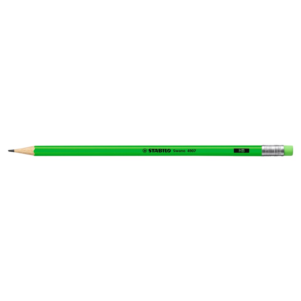 Stabilo Swano Fluo Green grafitceruza HB 