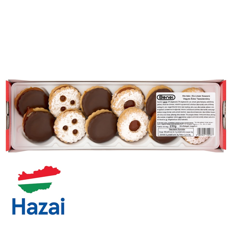 Benei Mini Isler, Mini Linzer Sweet Tea Biscuits Selection 230 g