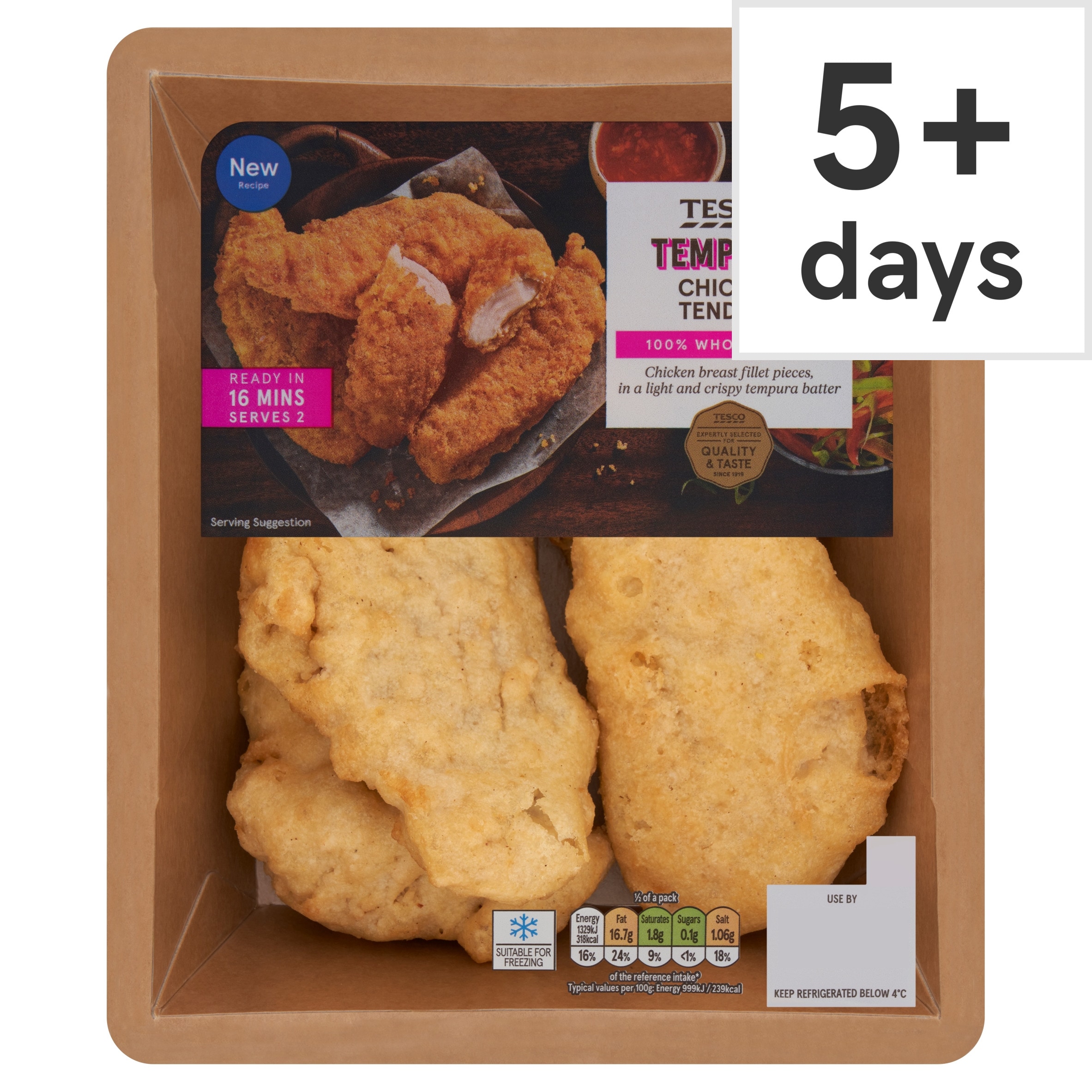Tesco Tempura Chicken Tenders 305g