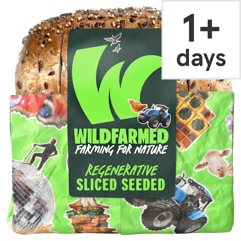 image 1 of Wildfarmed Sliced Seeded Bread 550g