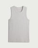 image 4 of F&F Cotton Rich Ribbed Vest in Grey