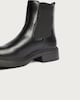 image 3 of F&F Faux Leather Chelsea Ankle Boots in Black