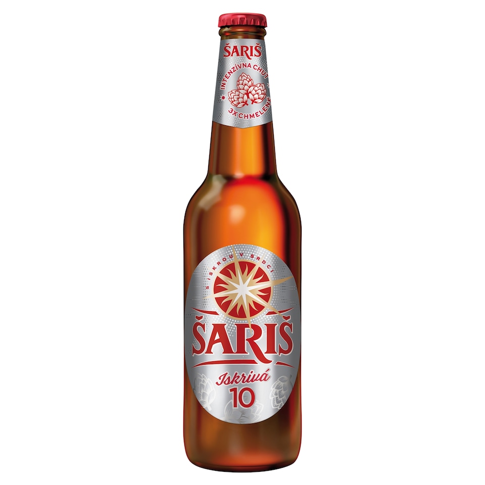 Šariš Iskrivá 10 Light Draft Beer 500 ml