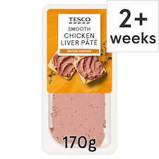 Tesco Smooth Chicken Liver Pate 170g