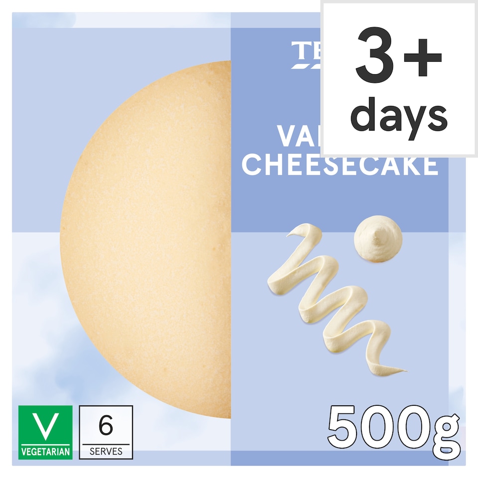 Tesco Vanilla Cheesecake 500g