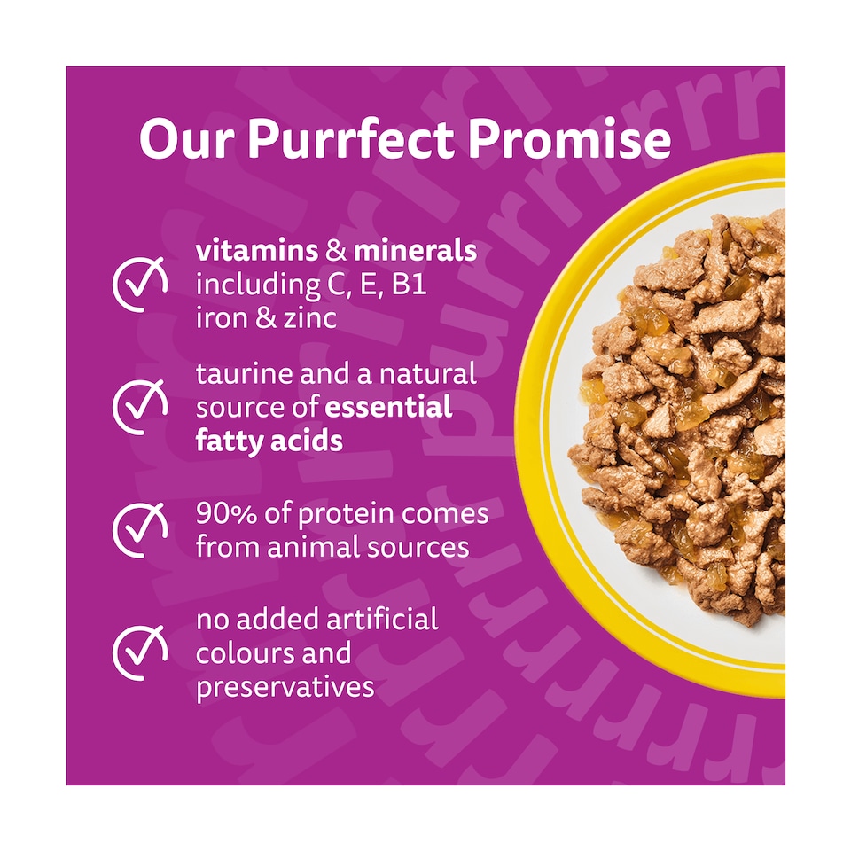 image 1 of Whiskas 7+ Senior Cat Food Pouches Poultry Feasts Jelly 40x85g