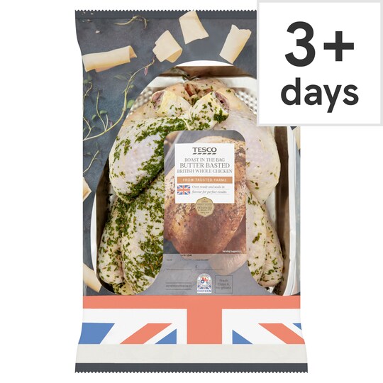 Tesco Roast In Bag Whole Chicken Butter 1.50Kg Tesco Groceries
