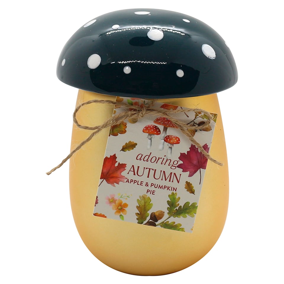 Tesco Home Autumn Mushroom Candle 250g