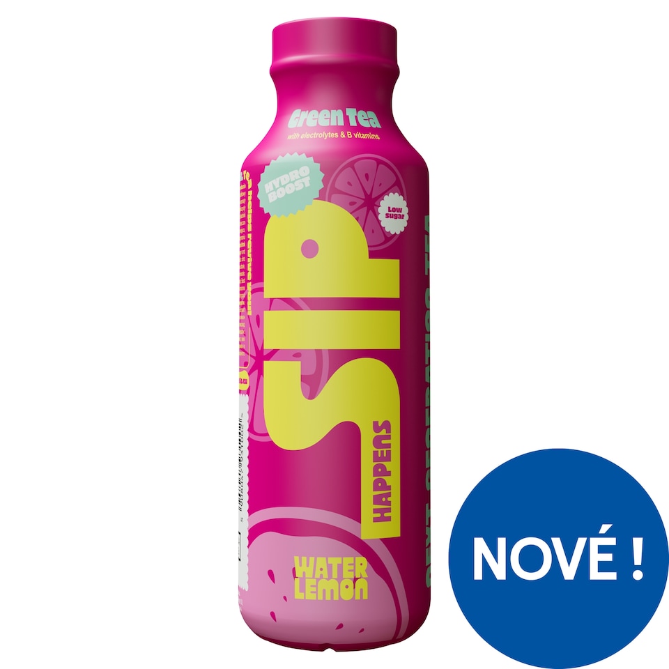 Sip Neperlivý nápoj s extraktem ze zeleného čaje s příchutí melounu a citronu 500ml