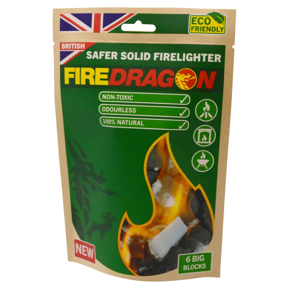 Firedragon Soild Firelighters 6 Pack