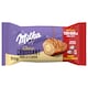 Obrázek 1 pro produkt Milka Choco croissant Vanilla s náplní s vanilkovou přích. zdobené a máčené v mléčné čokoládě 50 g