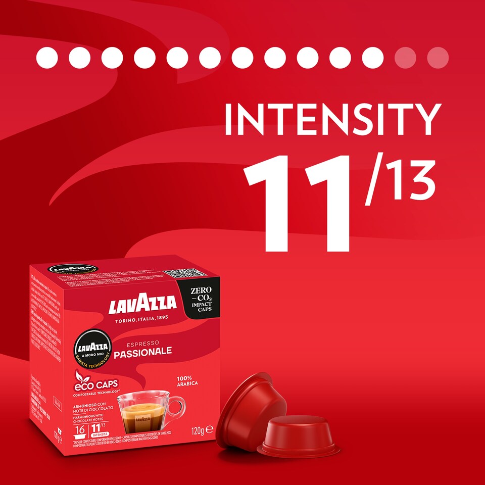 image 1 of Lavazza A Modo Mio Passionale Coffee 16 Capsules