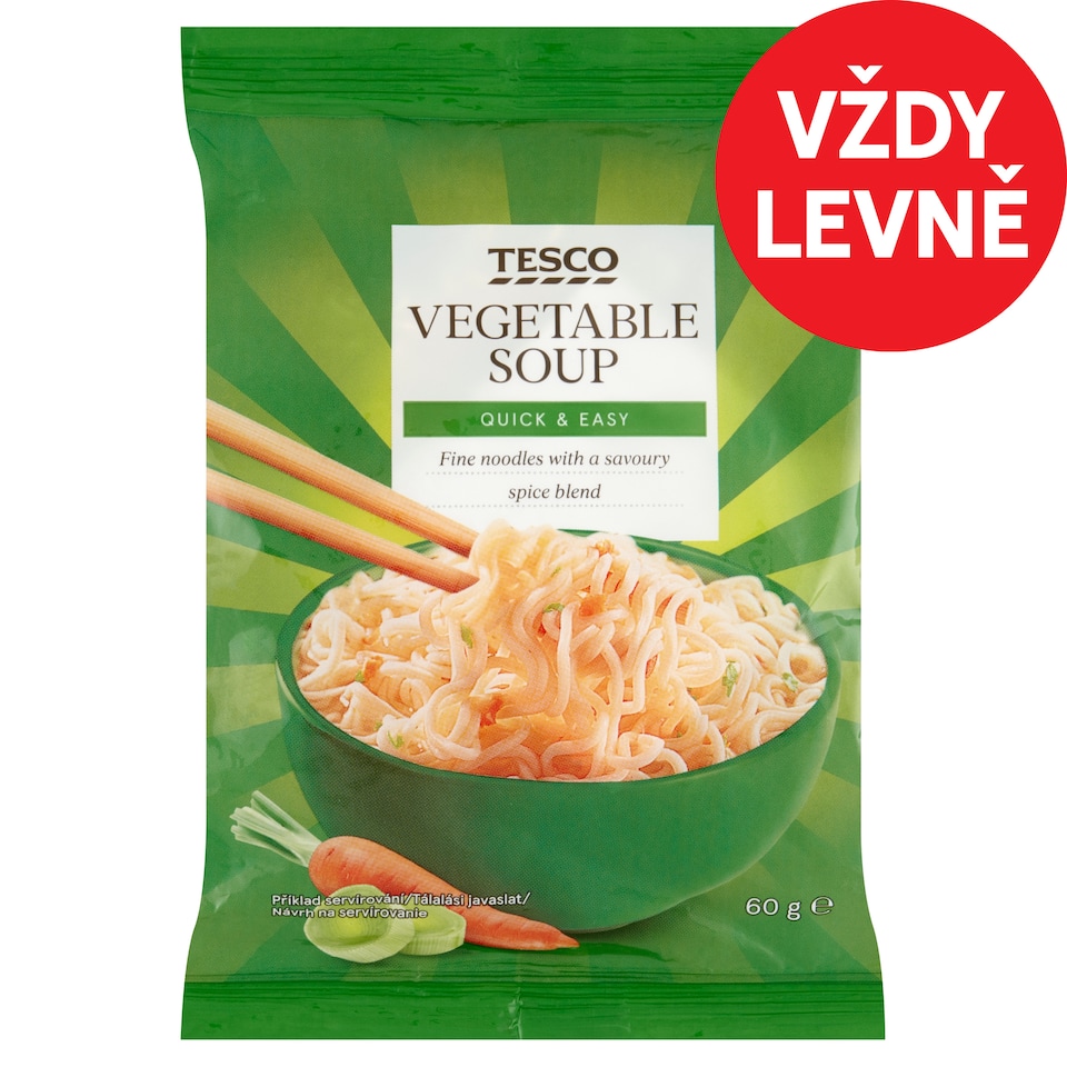Tesco Instant Vegetable Soup 60g