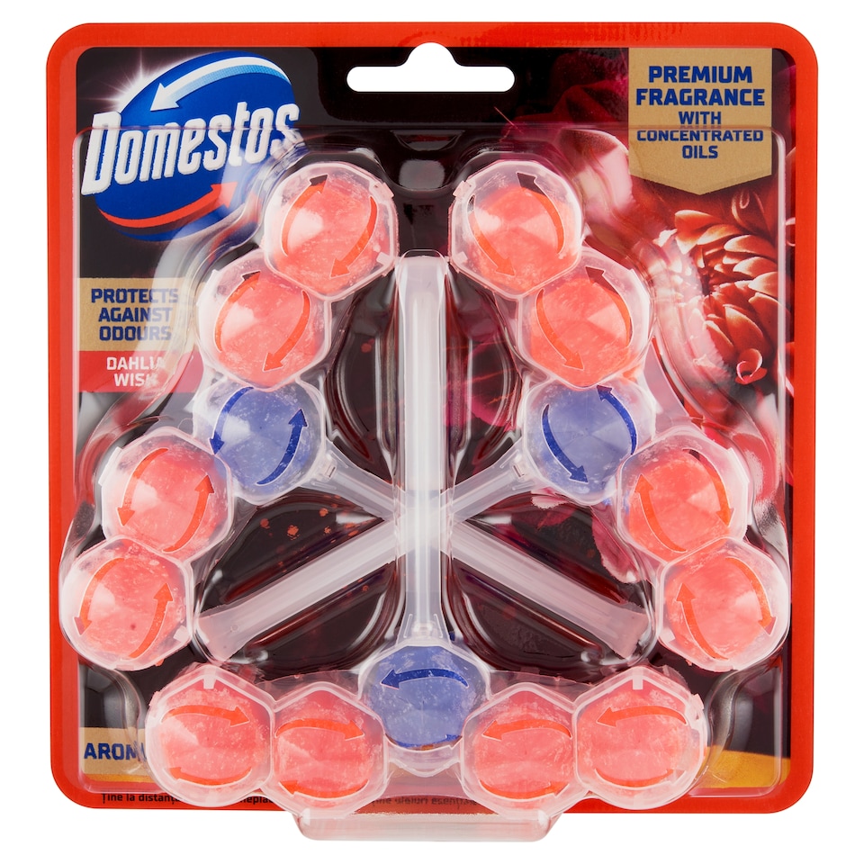 Obrázek 1 pro produkt Domestos Aroma Lux Dahlia wish 3 x 50g