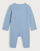 image 2 of F&F Baby 2-Pack Cotton Rich Ribbed Sleepsuits in Blue