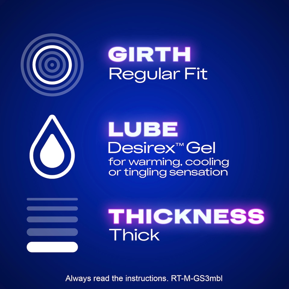 image 1 of Durex Feel Intense Latex Condoms 10 Pack