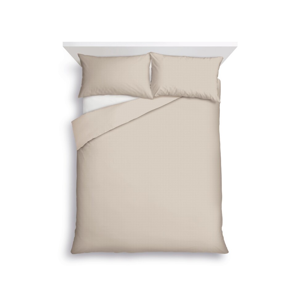 F&F Home Natural Cord Duvet Cover Set Double