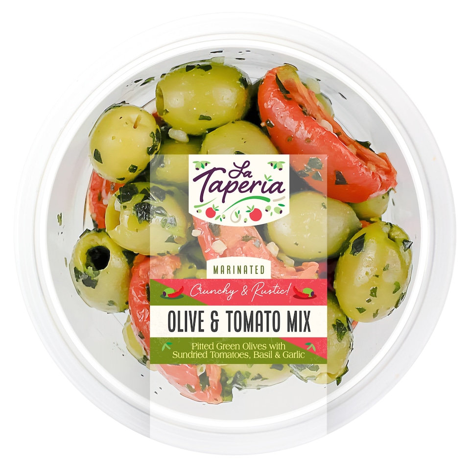 LA TAPERIA OLIVES & TOMATO MIX 130g