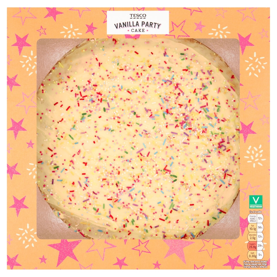 Tesco Madeira Party Cake - Vanilla