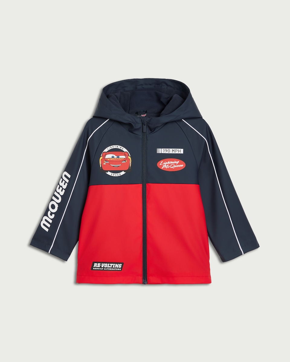 image 1 of Disney Lightning McQueen Raincoat in Red