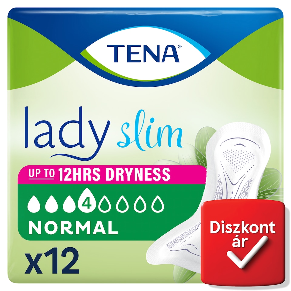 Tena Lady Slim Normal puha inkontinenciabetét 12 db  1. kép