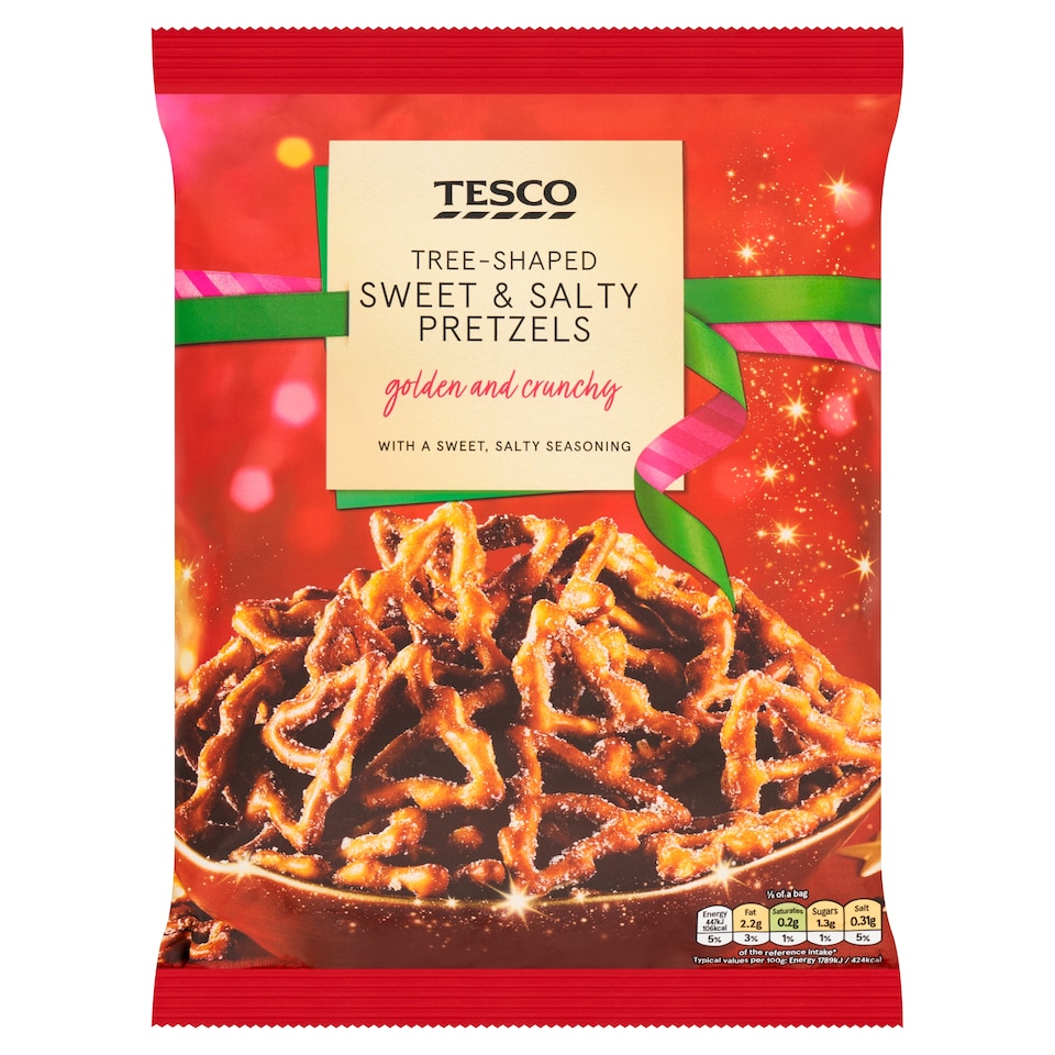 Tesco Sweet And Salty Pretzels 200G