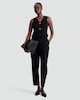 image 3 of F&F Sleeveless Two Button Waistcoat in Black