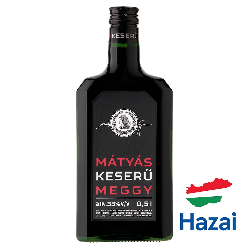 Mátyás Bitter Sour Cherry Liqueur 33% 0,5 l