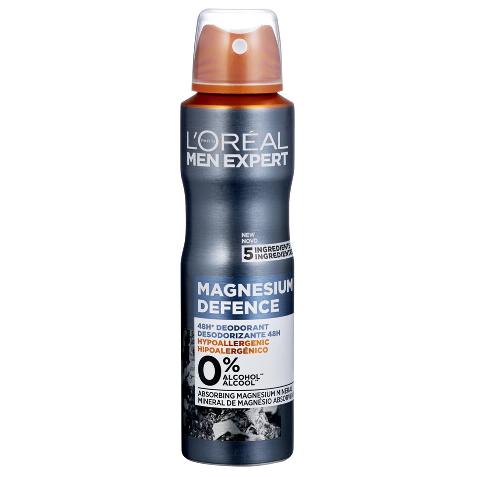 Men Expert Magnesium Defense dezodorant v spreji, 150 ml