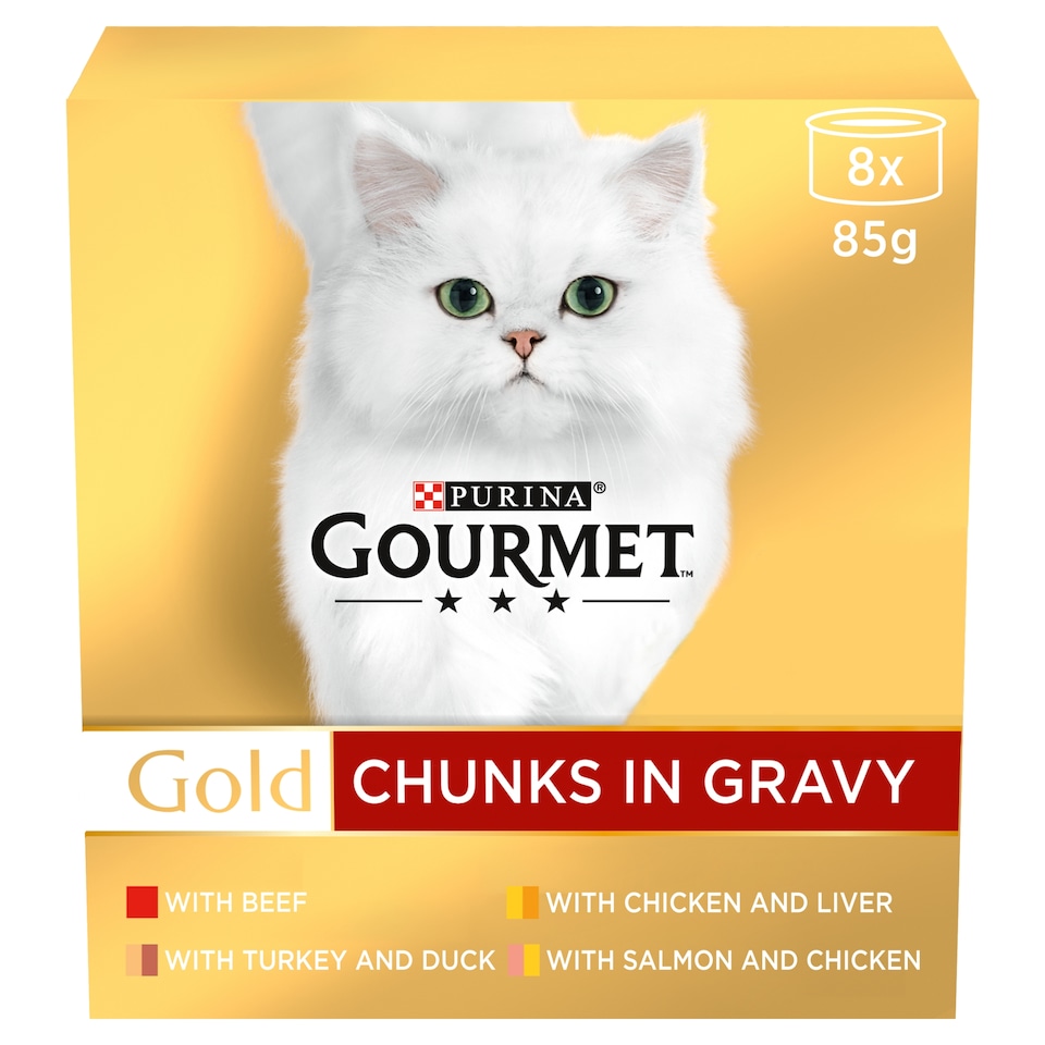 Purina Gourmet Gold Gravy Collection 8X85g