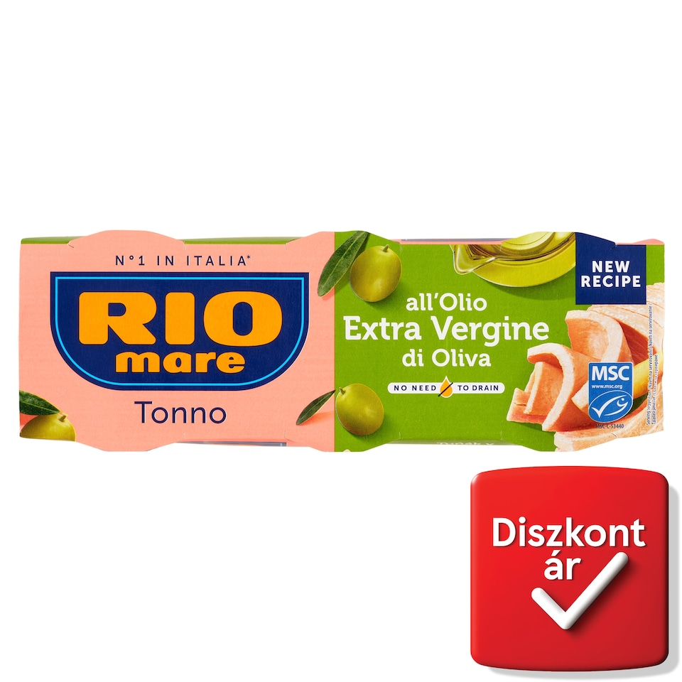 Rio Mare tonhaldarab extra szűz olívaolajban 3 x 65 g