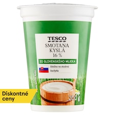 Tesco Sour Cream 16% 200 g