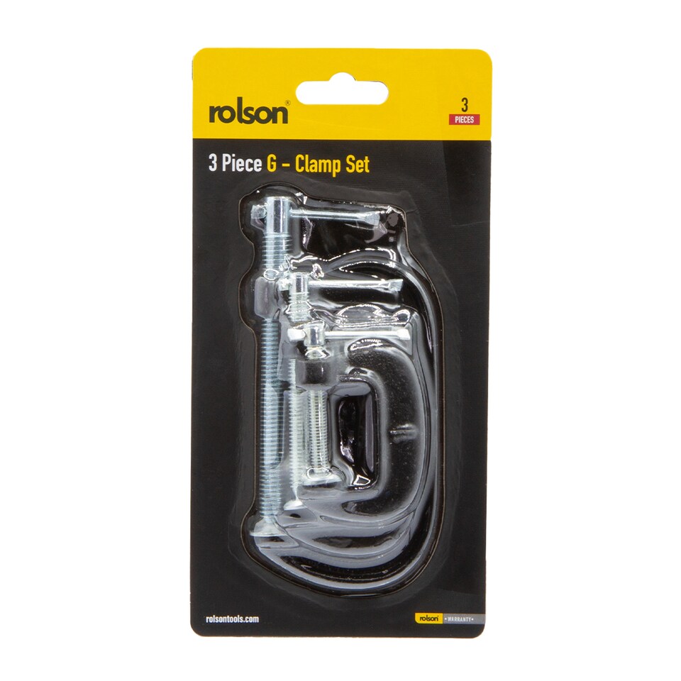 Rolson G - Clamp Set 3 Pieces