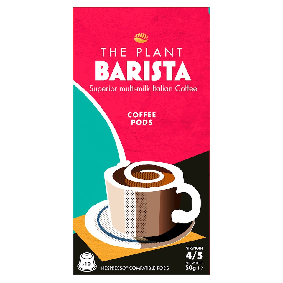 The Plant Barista Coffee Pods 10 Pack 50g