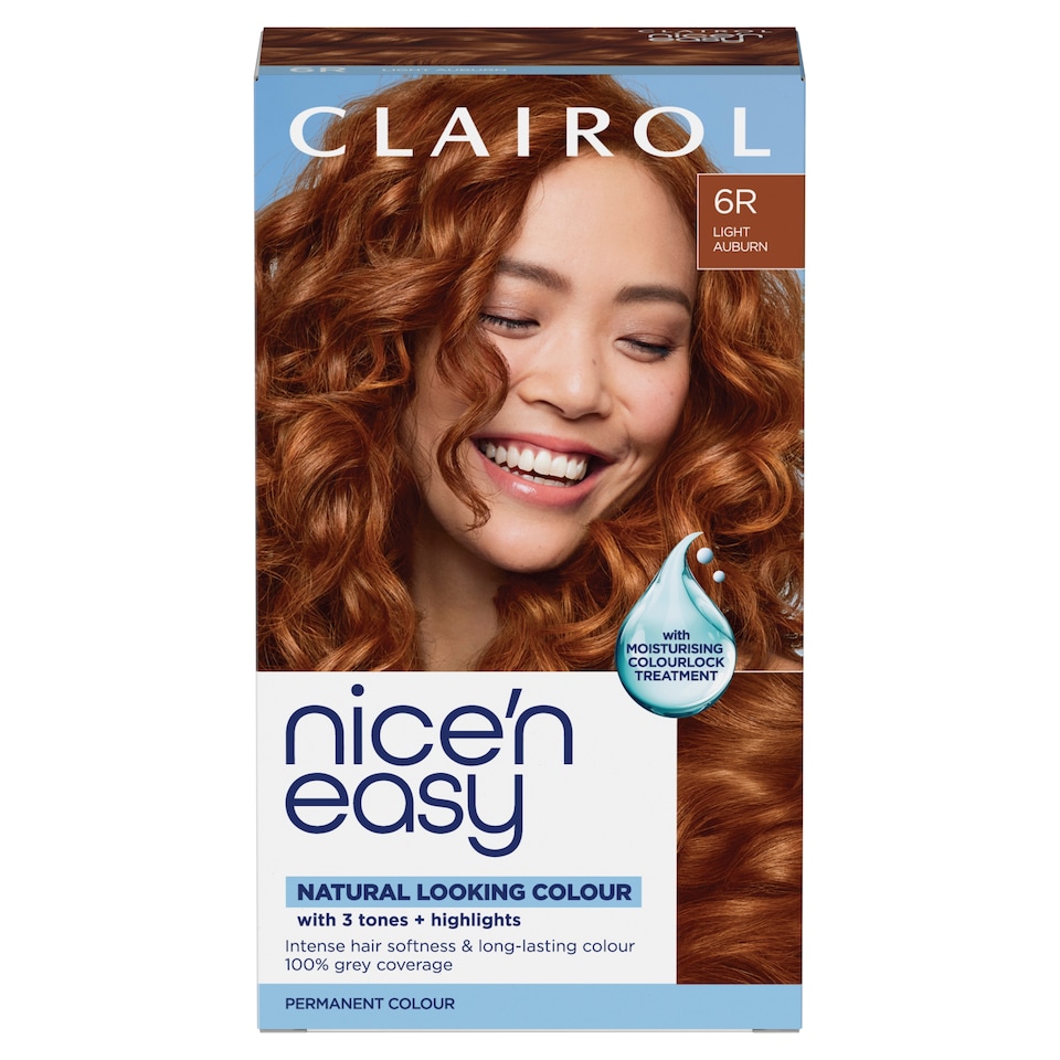 image 1 of Clairol Nice ‘N Easy Permanent Light Auburn 6R. Hair Dye