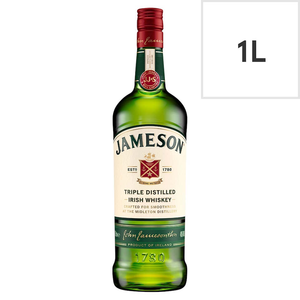 image 1 of Jameson Triple Distilled Irish Whiskey 1 Litre