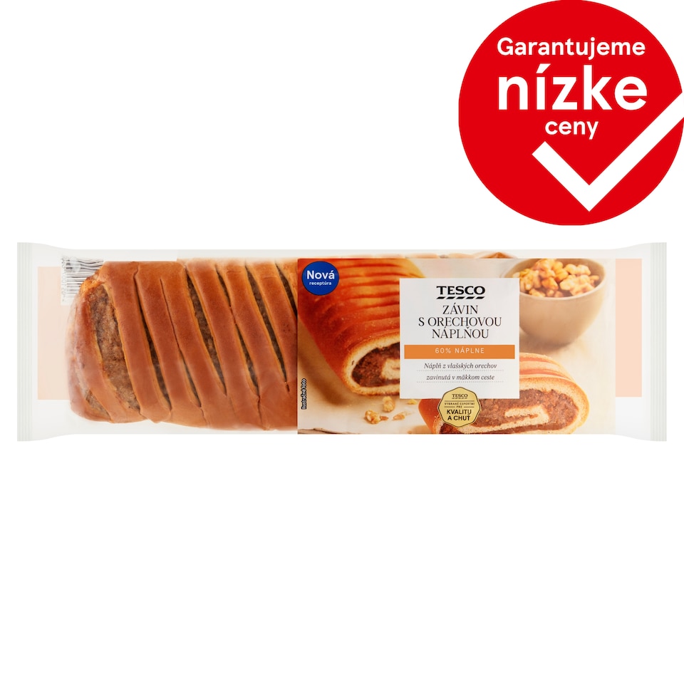 Tesco Závin s orechovou náplňou 400 g