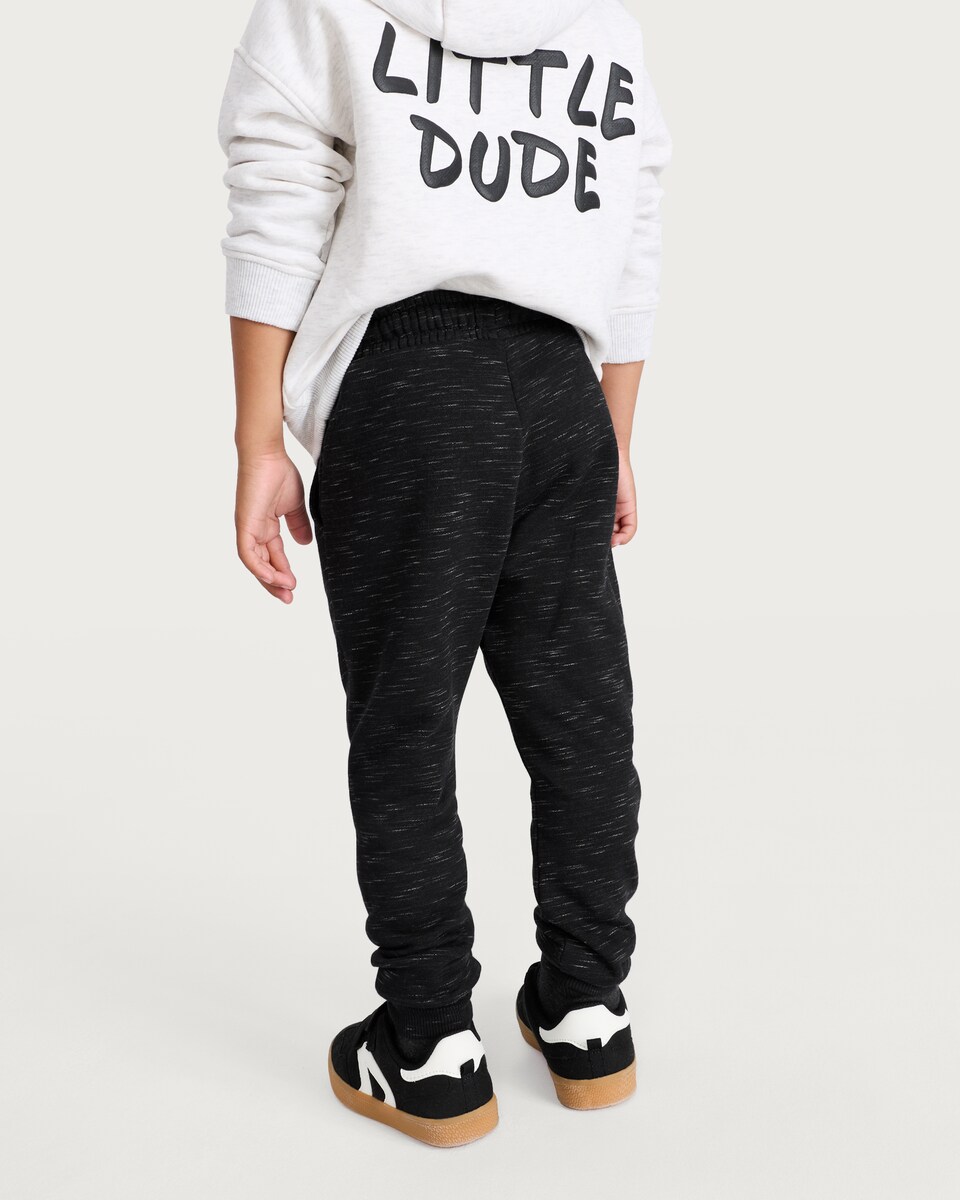 image 1 of F&F Boys 2-Pack Cotton Rich Inject Joggers in Grey