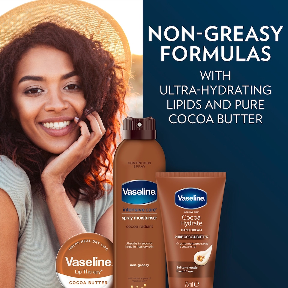 image 1 of Vaseline Cocoa Radiant Spray & Go 190ml 