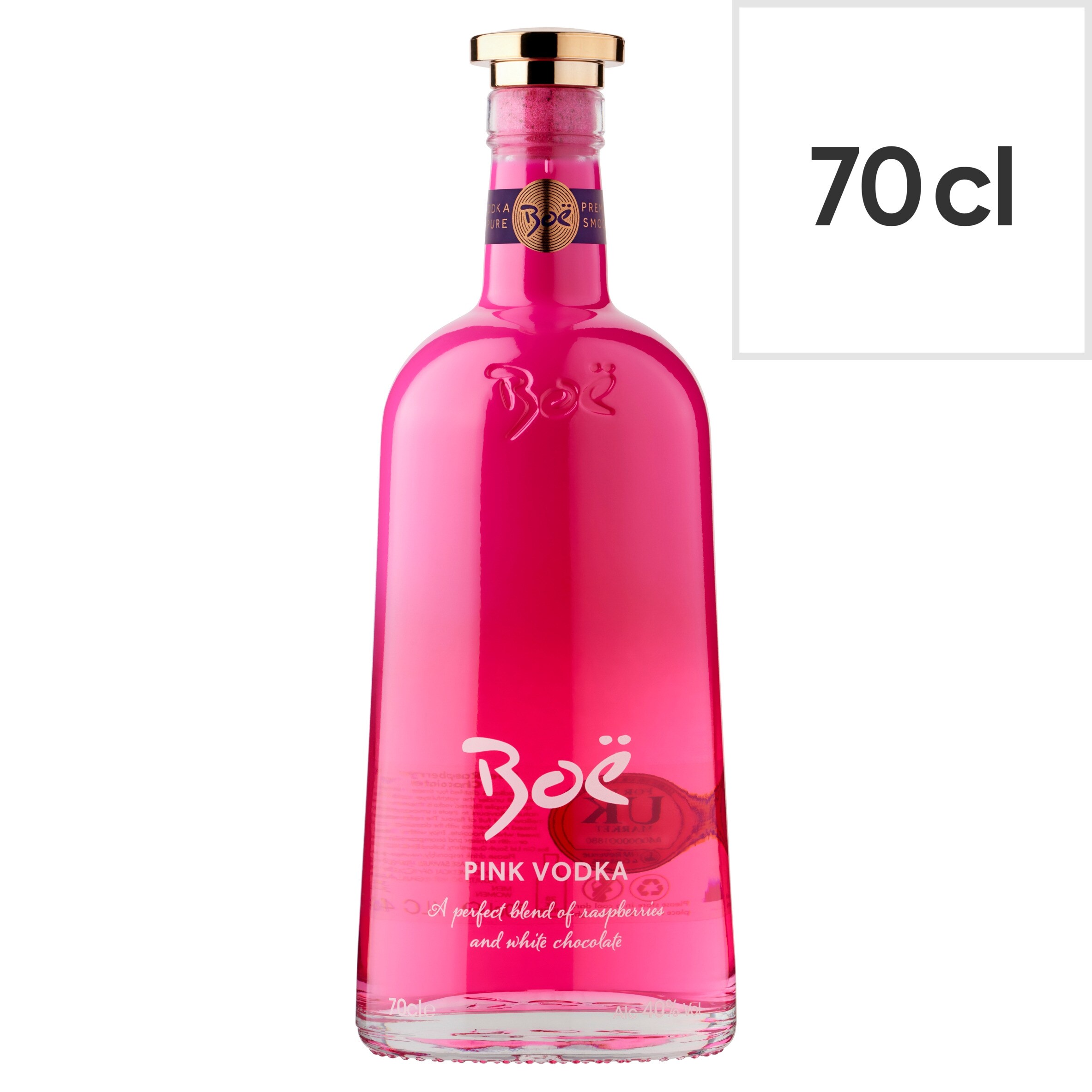 Boe Pink Vodka 70cl - Tesco Groceries