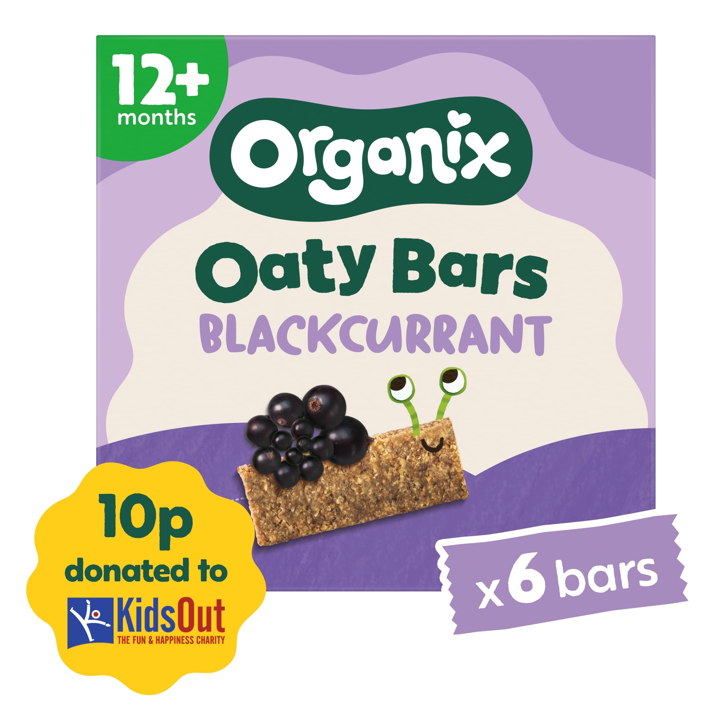 Organix Blackcurrant Soft Oaty Bars 6x23g