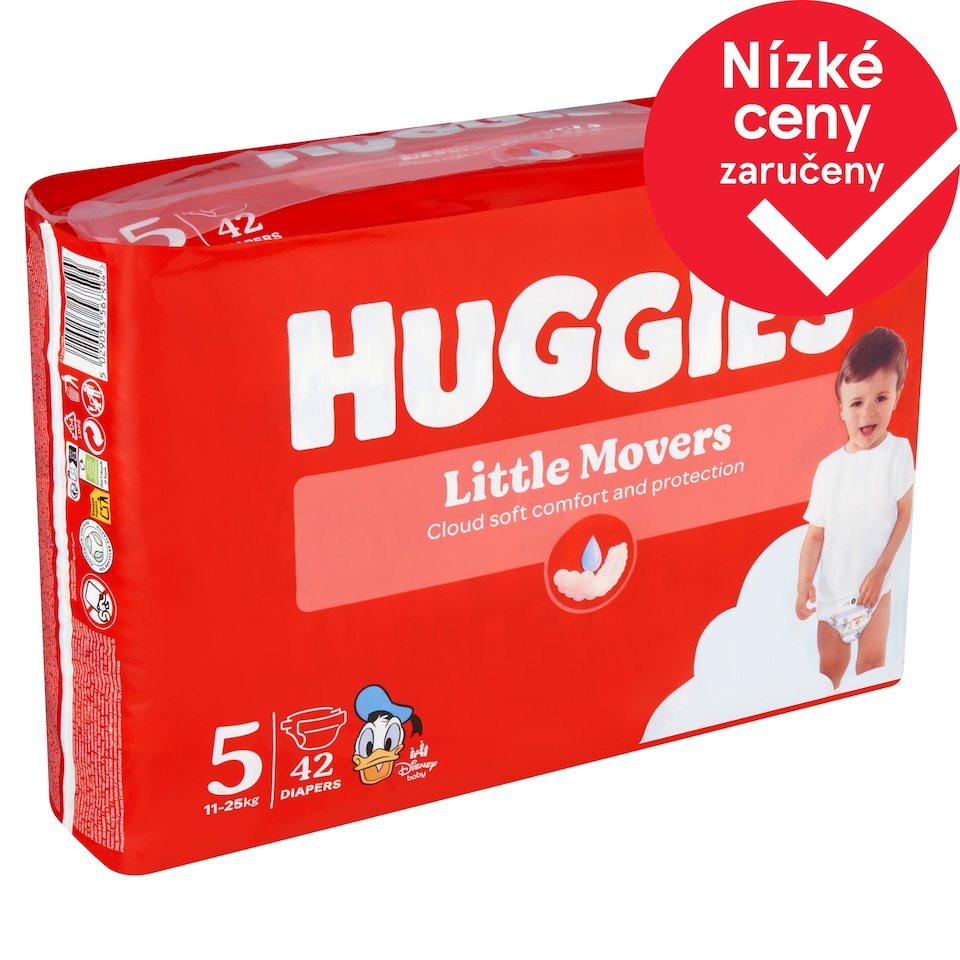 Huggies Little Movers Diapers Size 5 Children 11-25kg 42 pcs