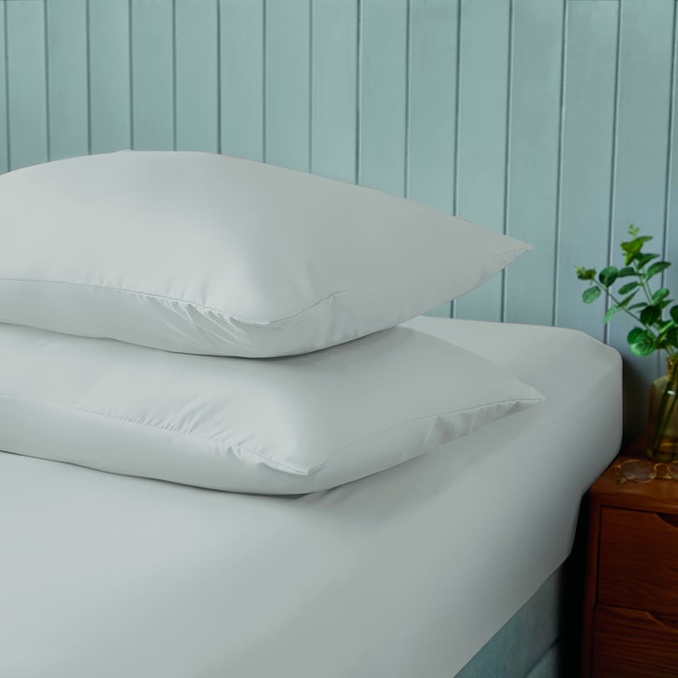 Silentnight Supersoft White Pillowcase Pair