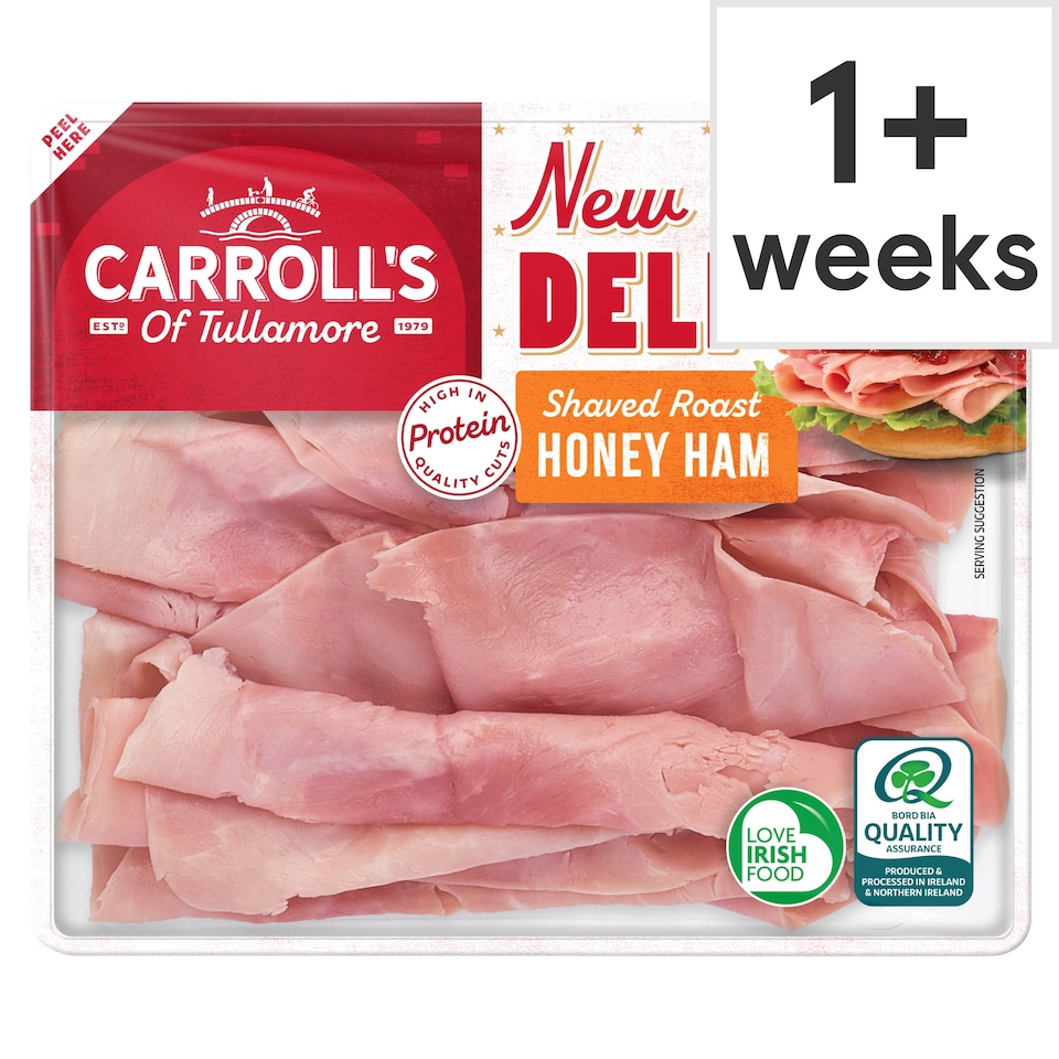 Carroll's New York Deli Shaved Honey Roast Ham 90G